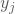 y_j