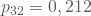 p_{32}=0,212